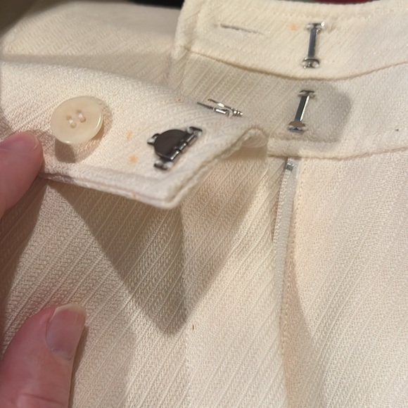 Julian’s Collezione Cream Twill Trousers 2 NWT - Picture 7 of 9